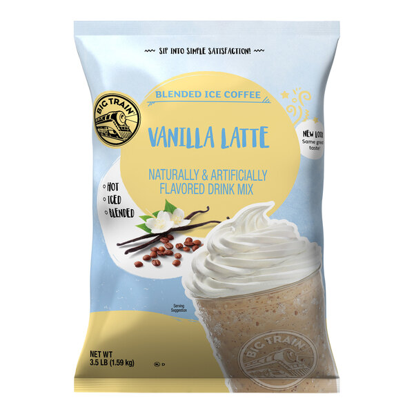 Vanilla Latte – Blended Ice Coffee